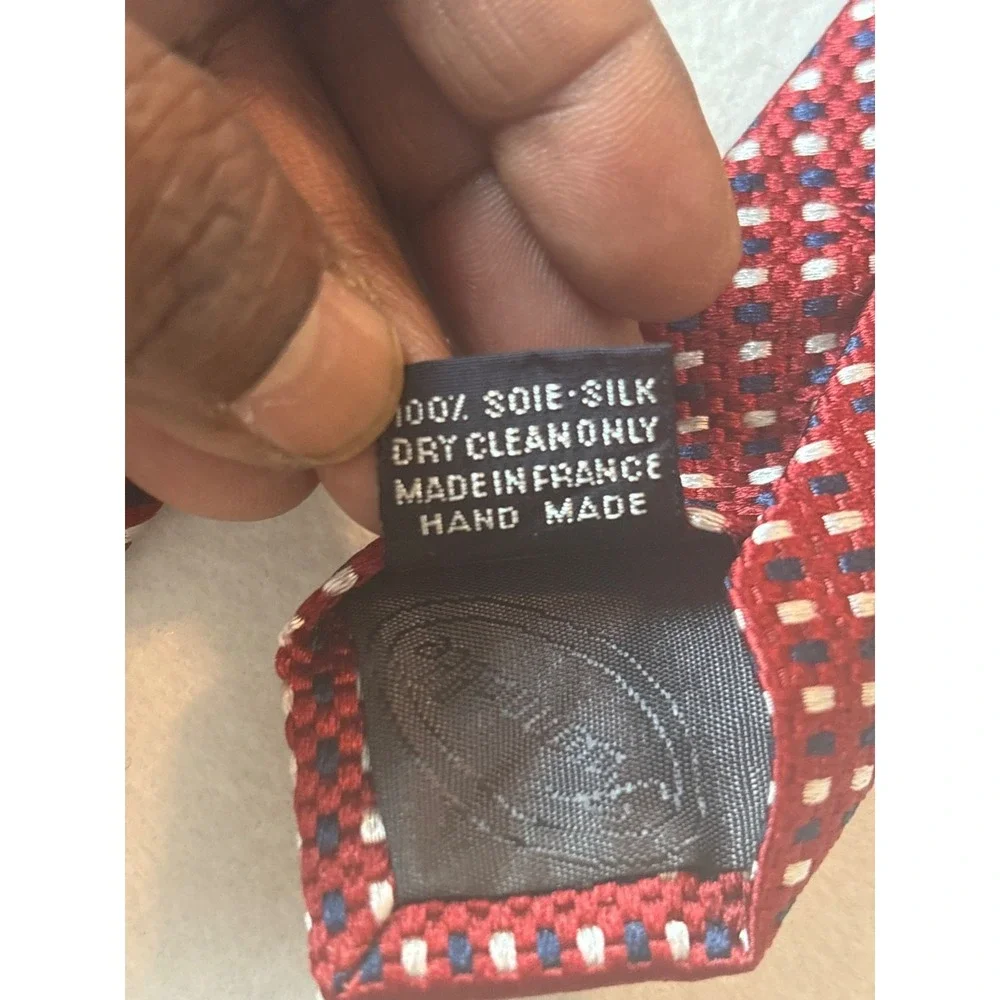 Faconnable silk necktie